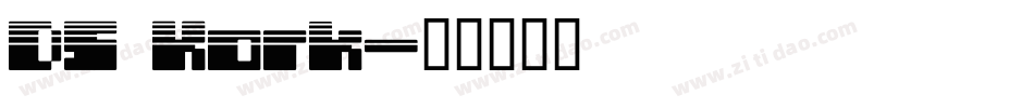 DS Kork字体转换